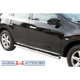 TUBES MARCHE PIEDS OVALE INOX D.76 NISSAN MURANO 2008- 