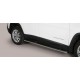 TUBES MARCHE PIEDS OVALE INOX JEEP CHEROKEE 2014- 