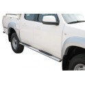 TUBES MARCHE PIEDS OVALE INOX D.76 MAZDA BT50 2009- DOUBLE CAB