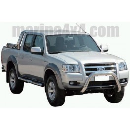 TUBES MARCHE PIEDS INOX D.76 FORD RANGER 2007- DOUBLE CAB 