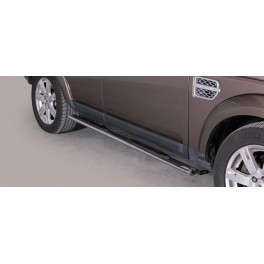 TUBES MARCHE PIEDS OVALE INOX 76 LAND ROVER DISCOVERY 4 2012- CE