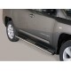 TUBES MARCHE PIEDS OVALE INOX DESIGN JEEP COMPASS 2011- 