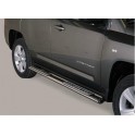 TUBES MARCHE PIEDS OVALE INOX DESIGN JEEP COMPASS 2011- 