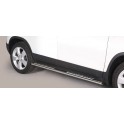 TUBES MARCHE PIEDS OVALE INOX DESIGN CHEVROLET TRAX 2013